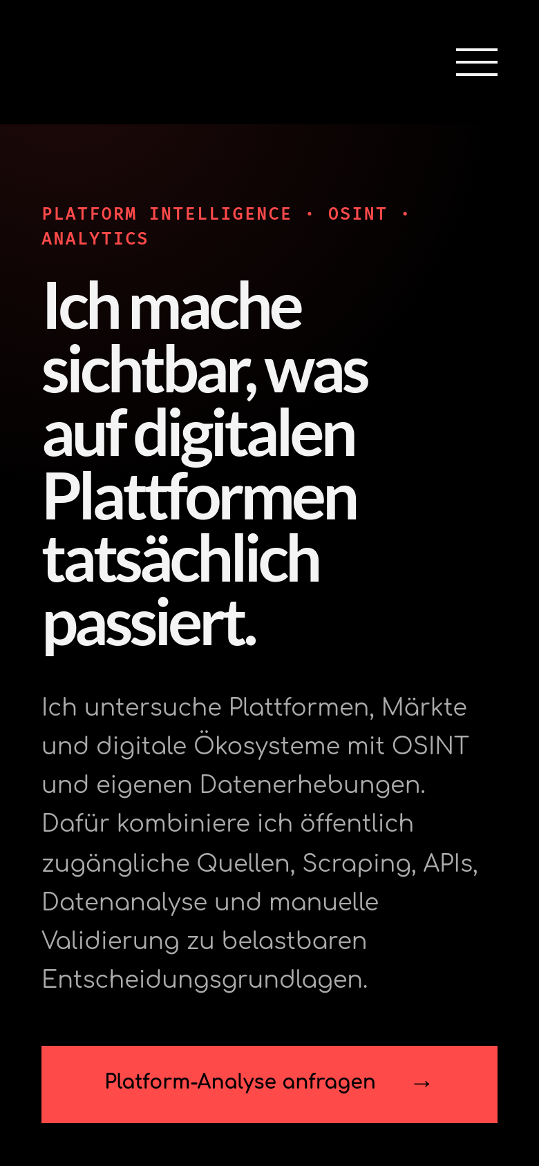 Platform Intelligence
