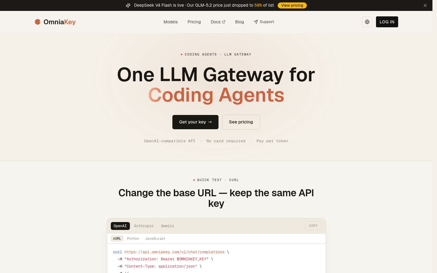 Captured Homepage / Lander