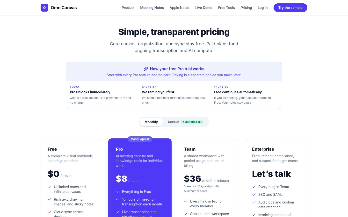Pricing