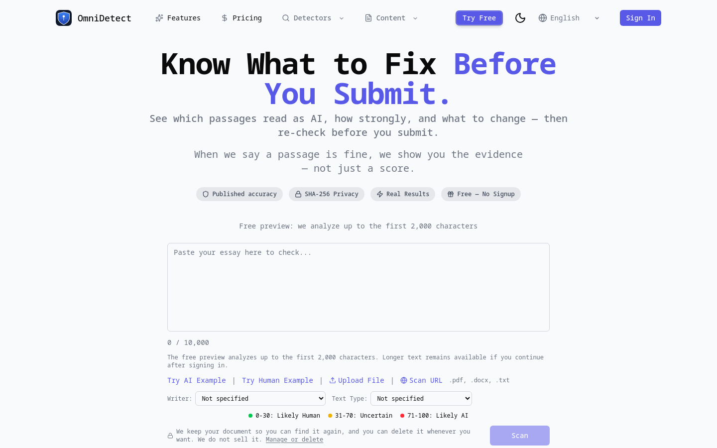 Captured Homepage / Lander