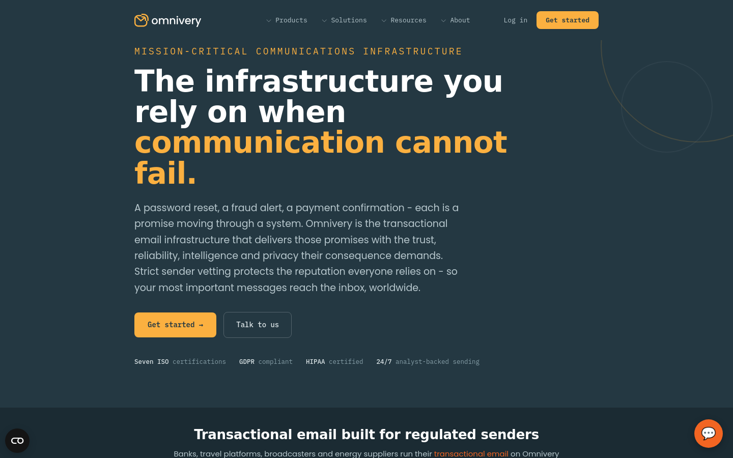 Captured Homepage / Lander
