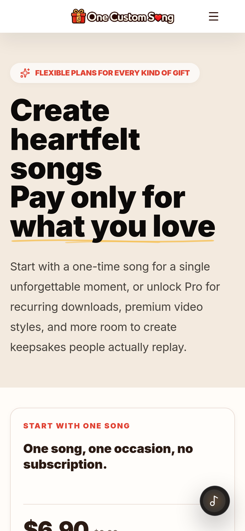 Pricing
