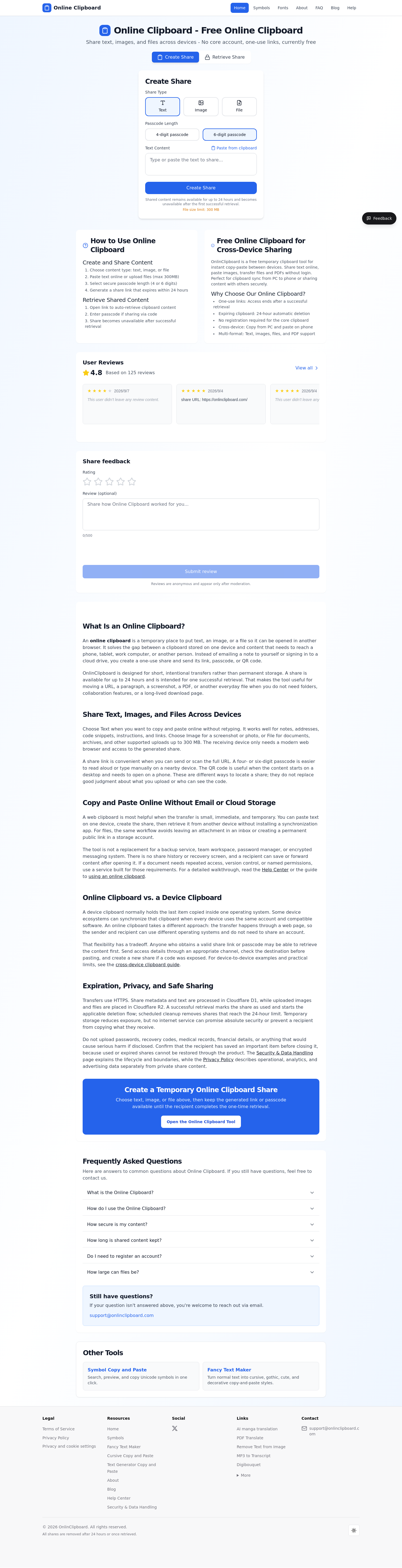 onlinclipboard.com — 