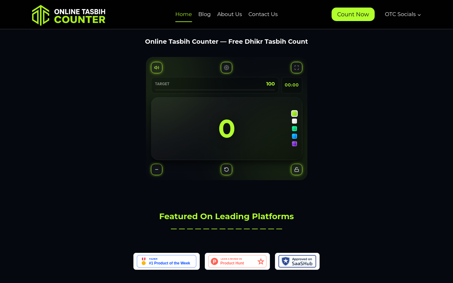 Captured Homepage / Lander