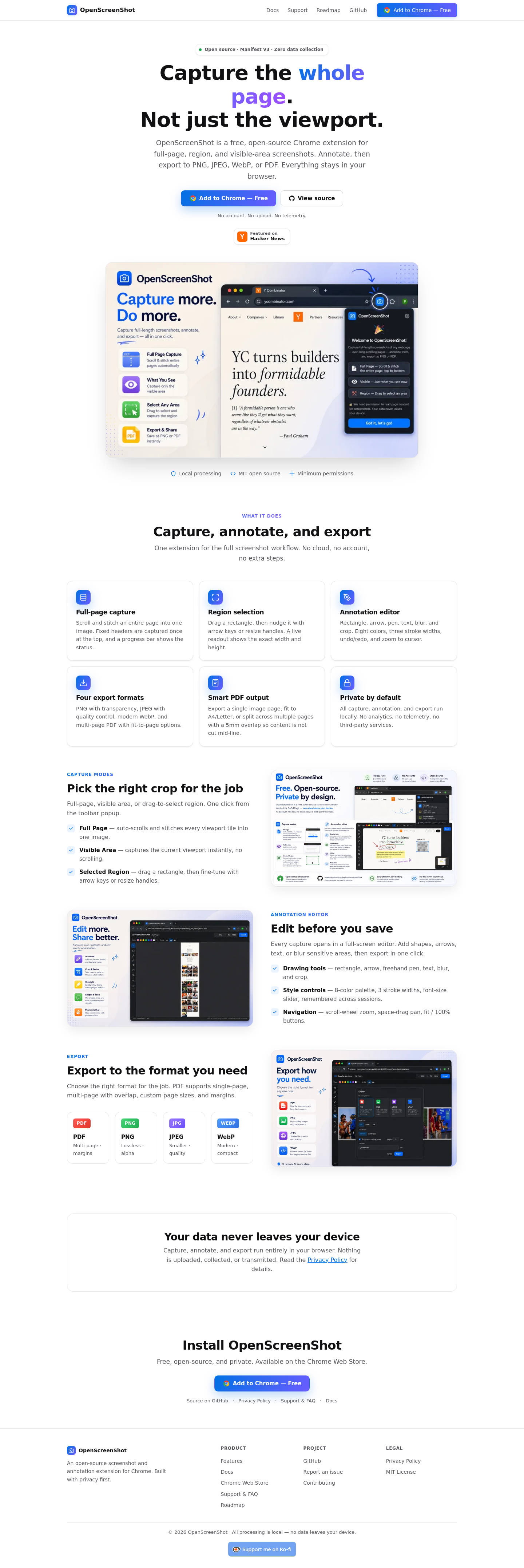 openscreenshot.app — 