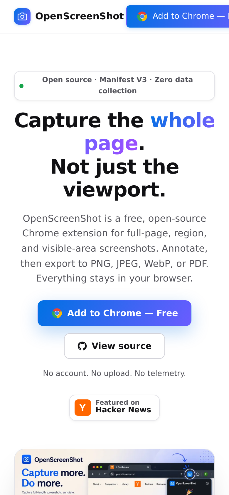 Homepage / Lander