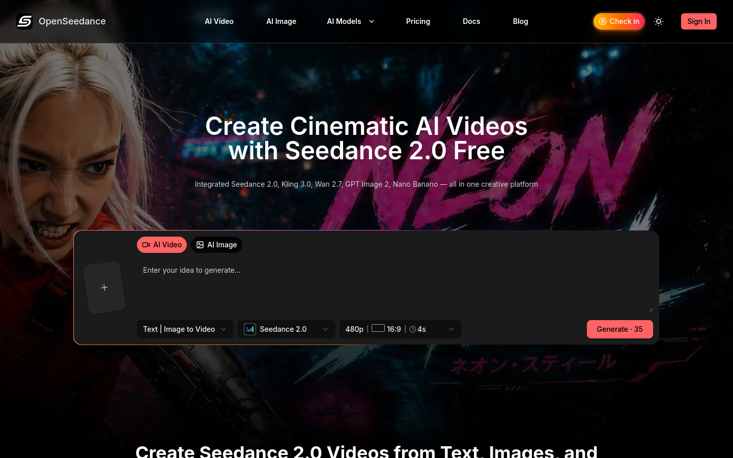 Captured Homepage / Lander
