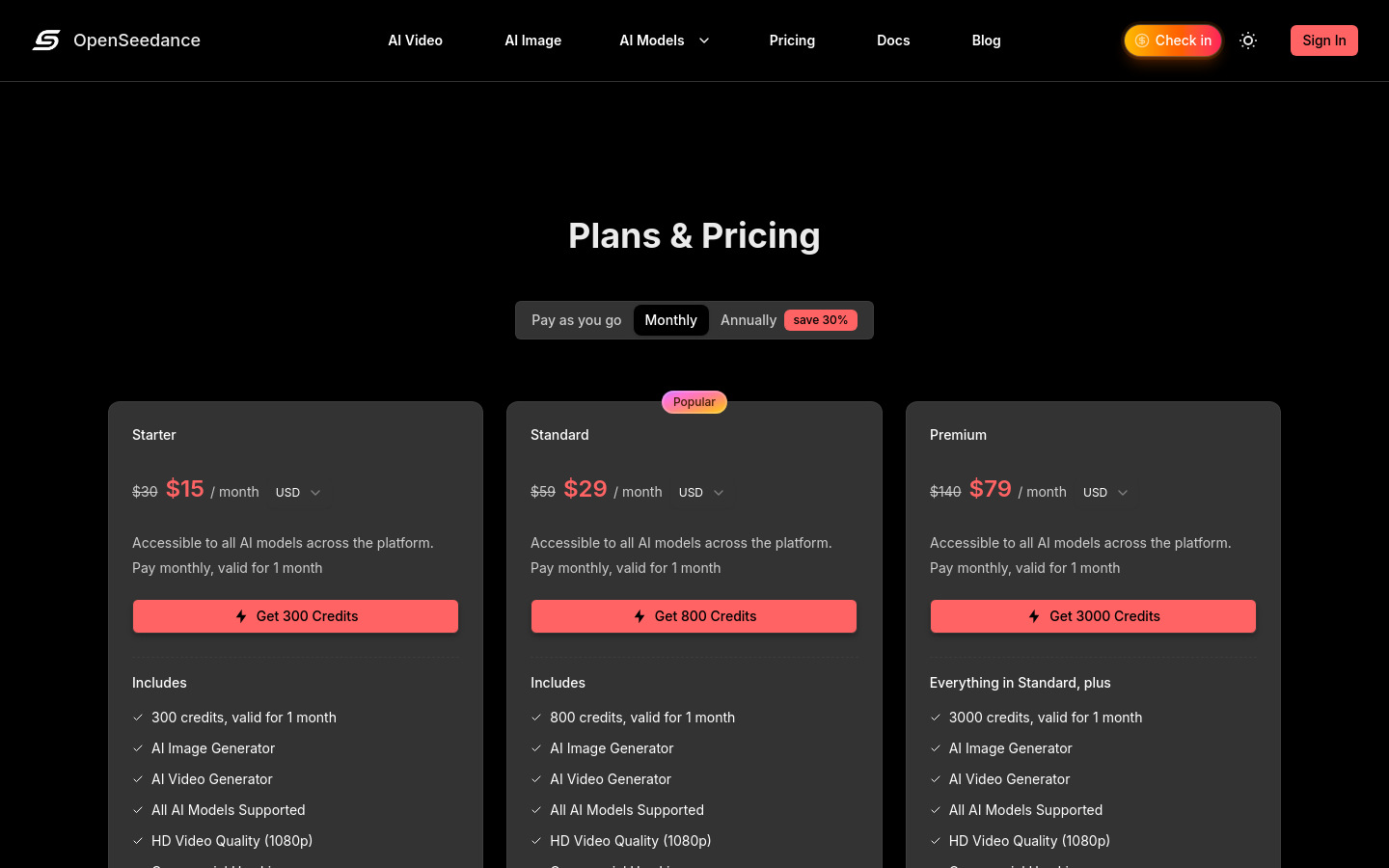 Pricing