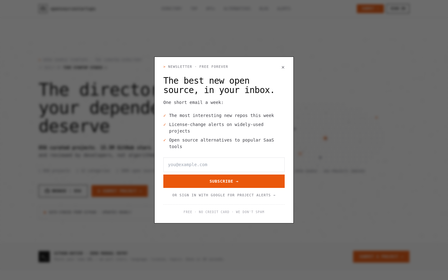 Captured Homepage / Lander