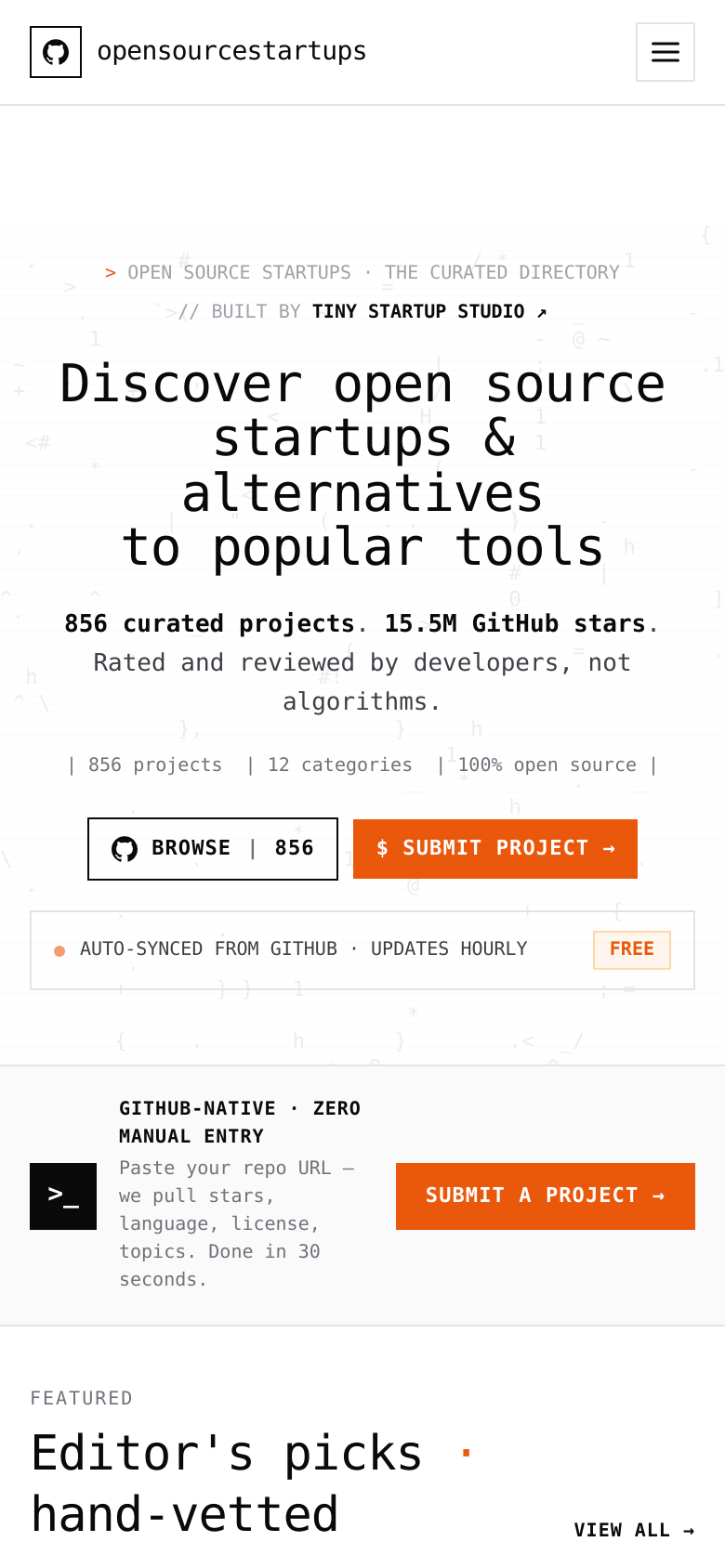 Homepage / Lander