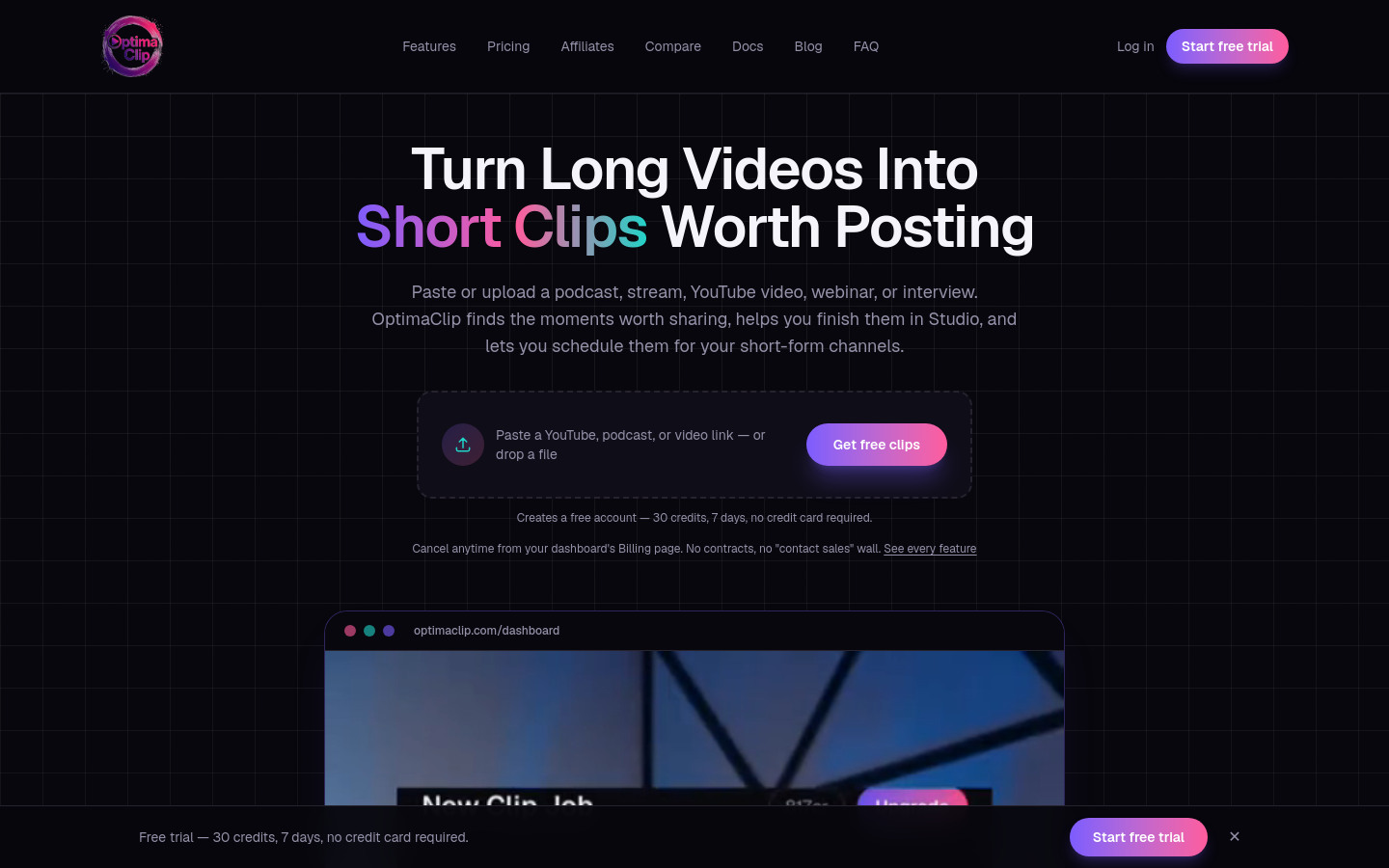 Captured Homepage / Lander