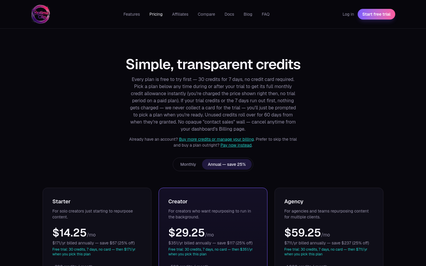 Pricing