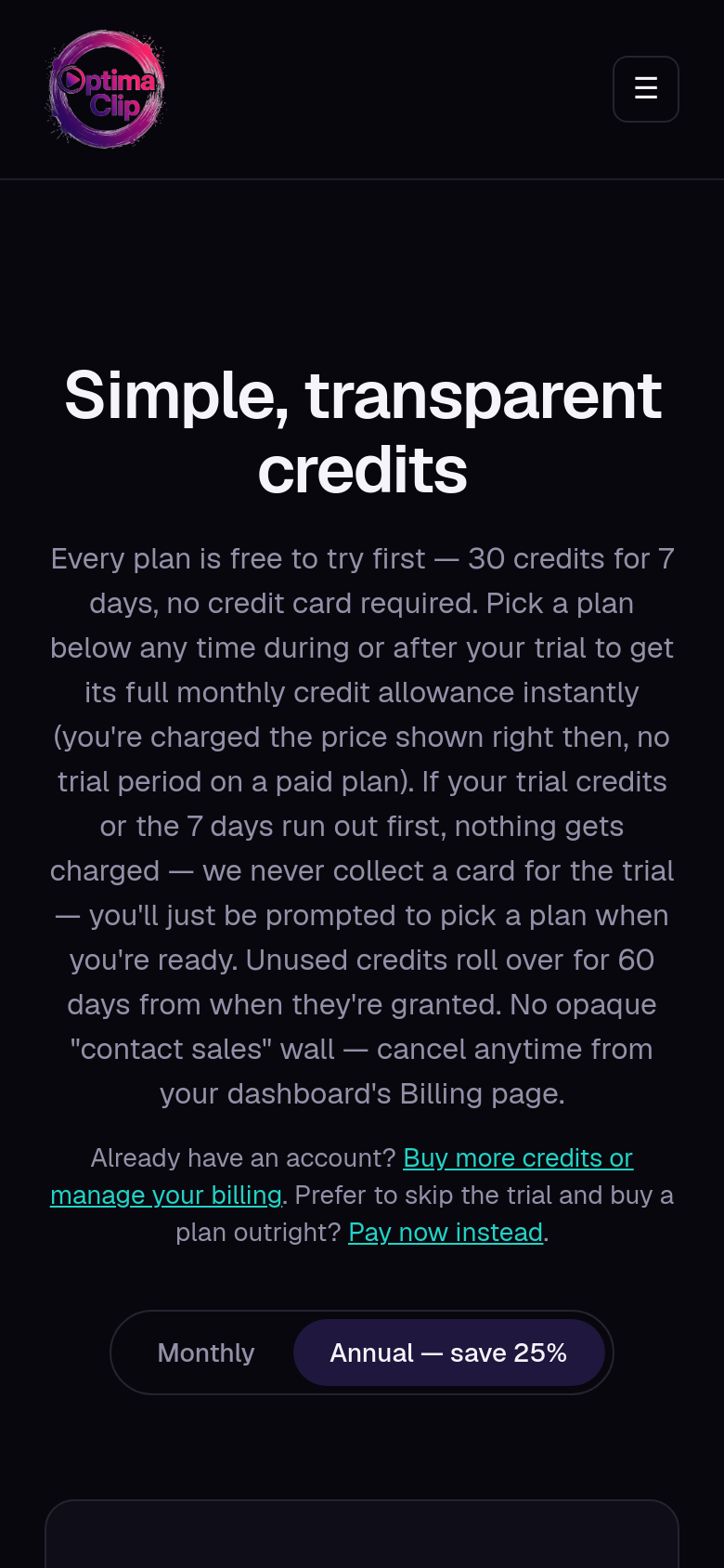 Pricing