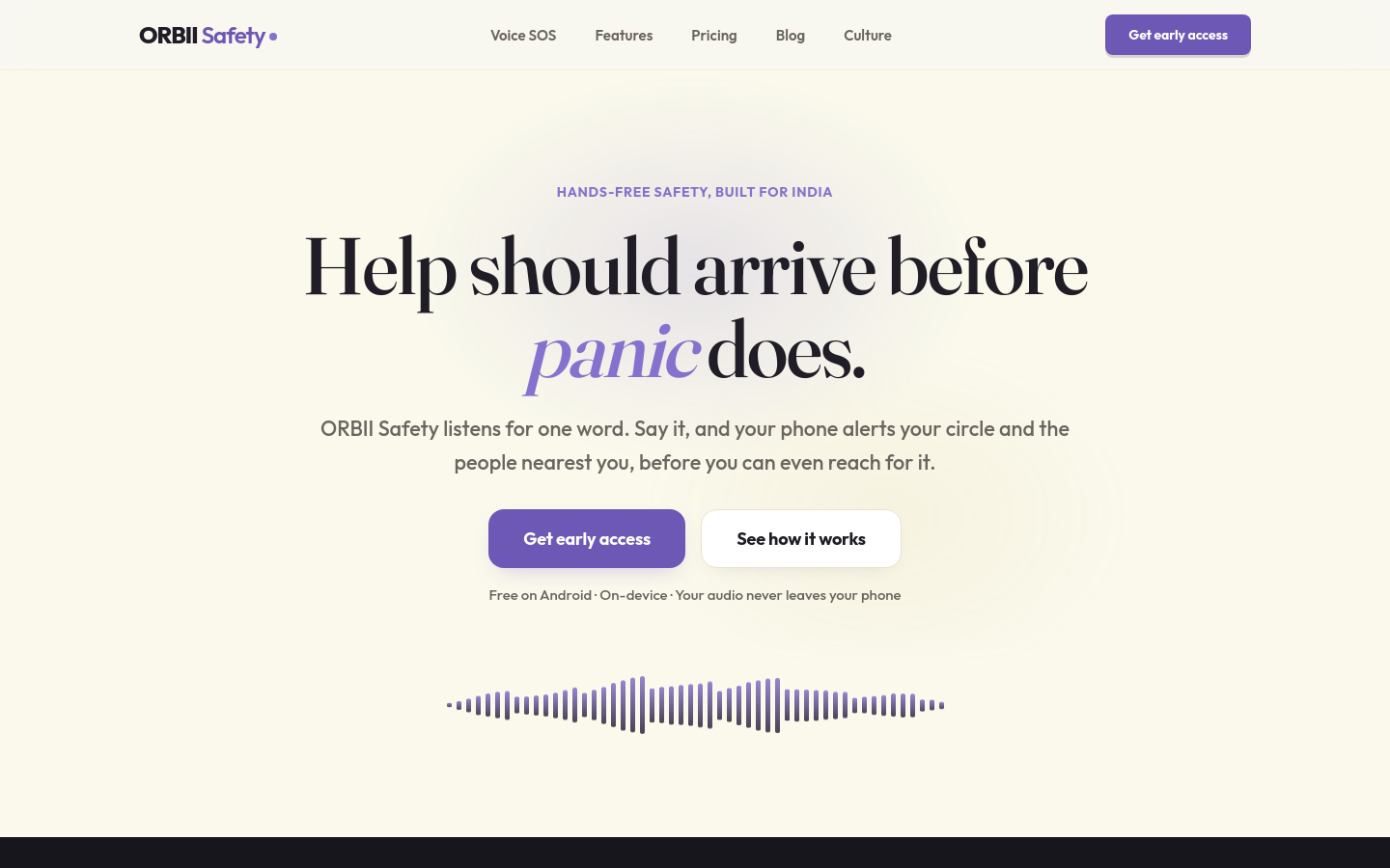 Captured Homepage / Lander