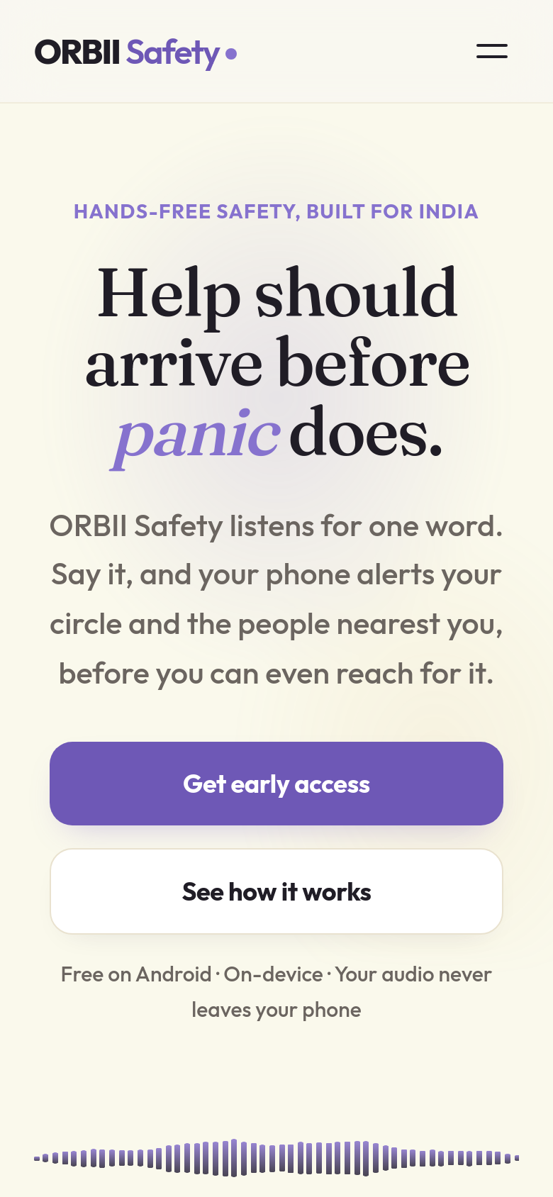 Homepage / Lander