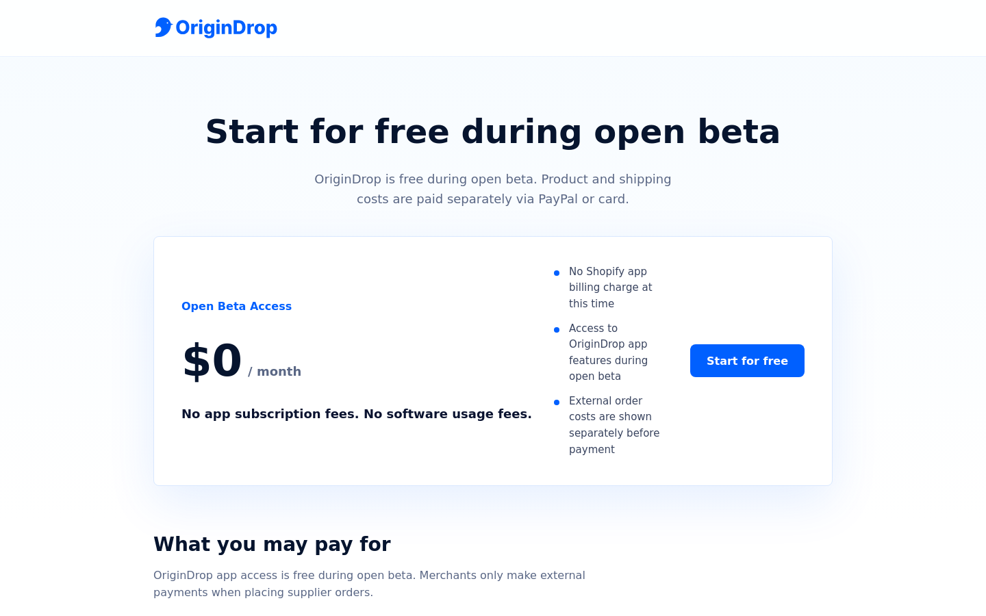 Pricing