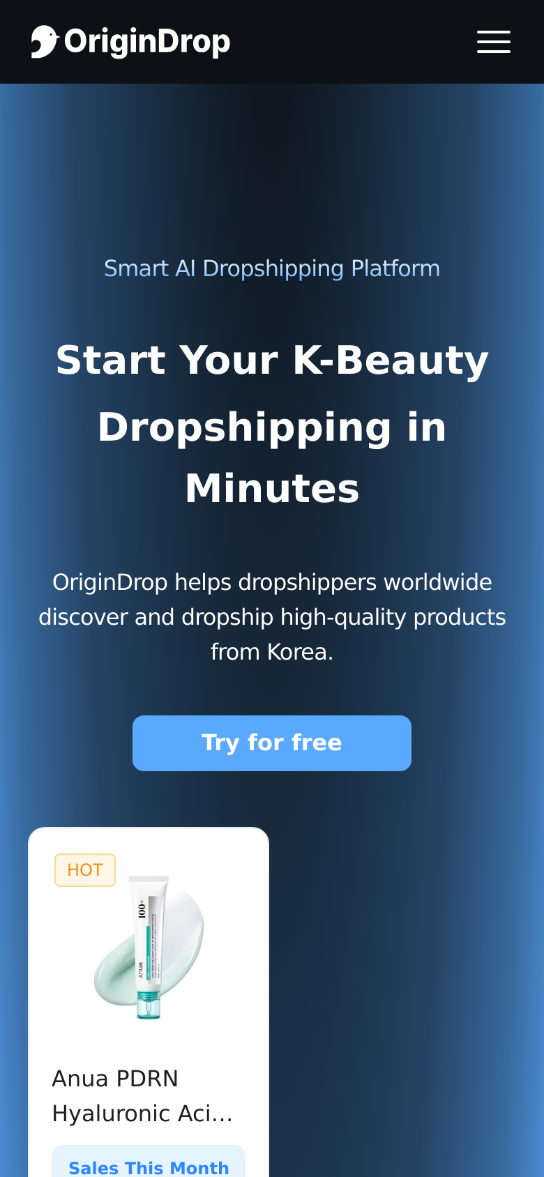 Homepage / Lander