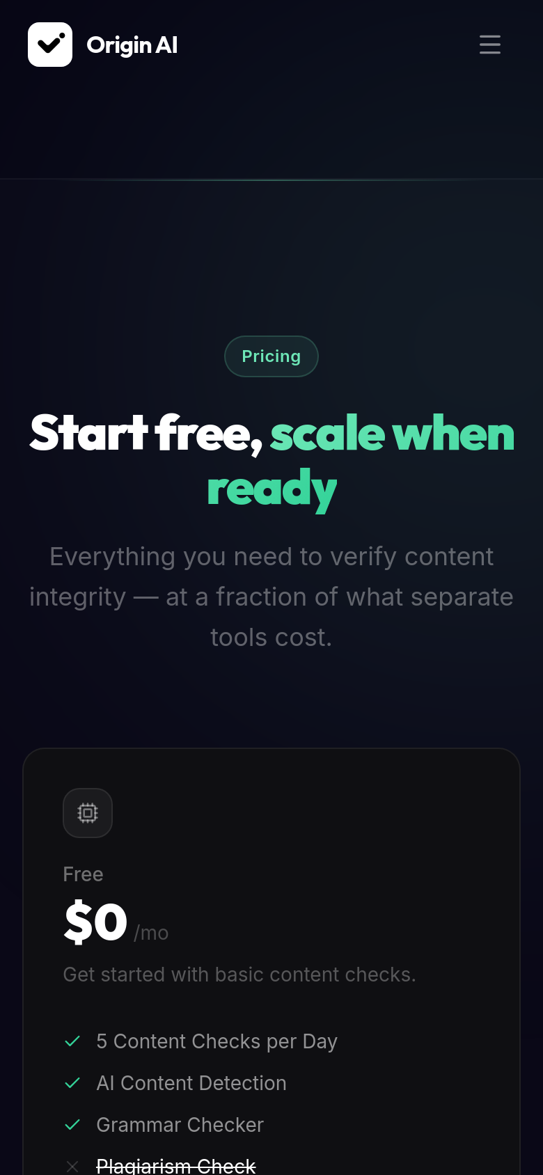 Pricing
