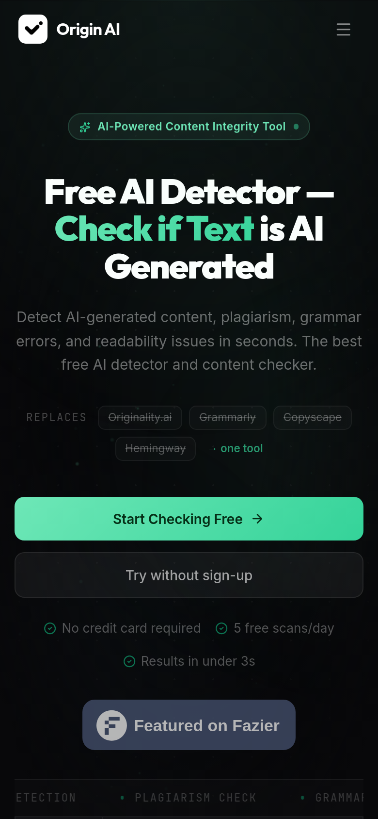 Homepage / Lander