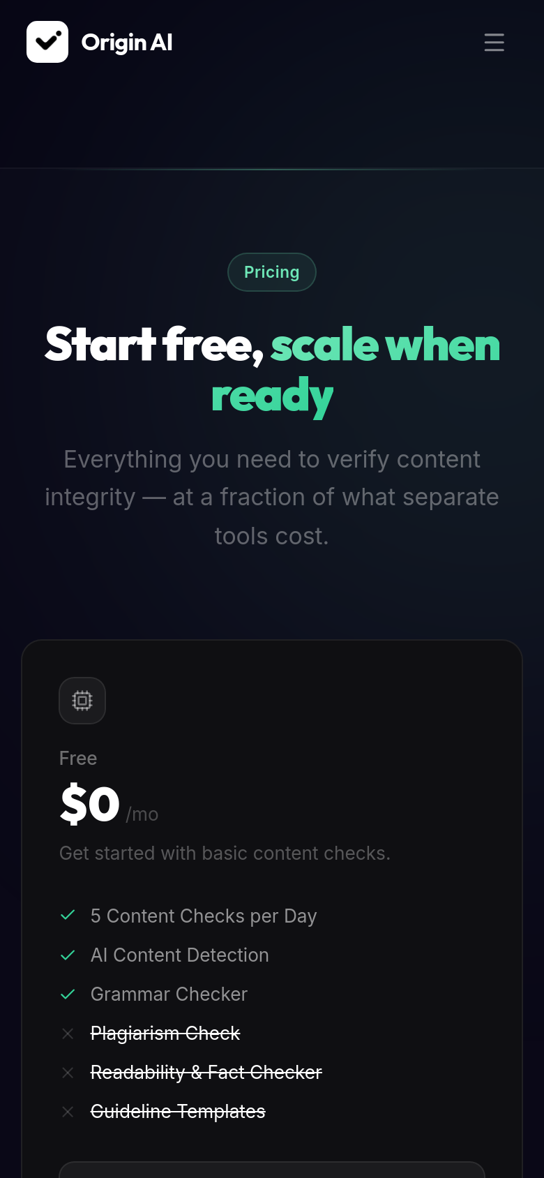 Pricing