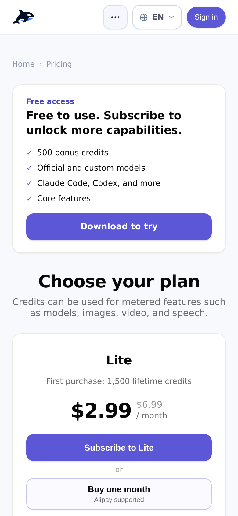 Pricing