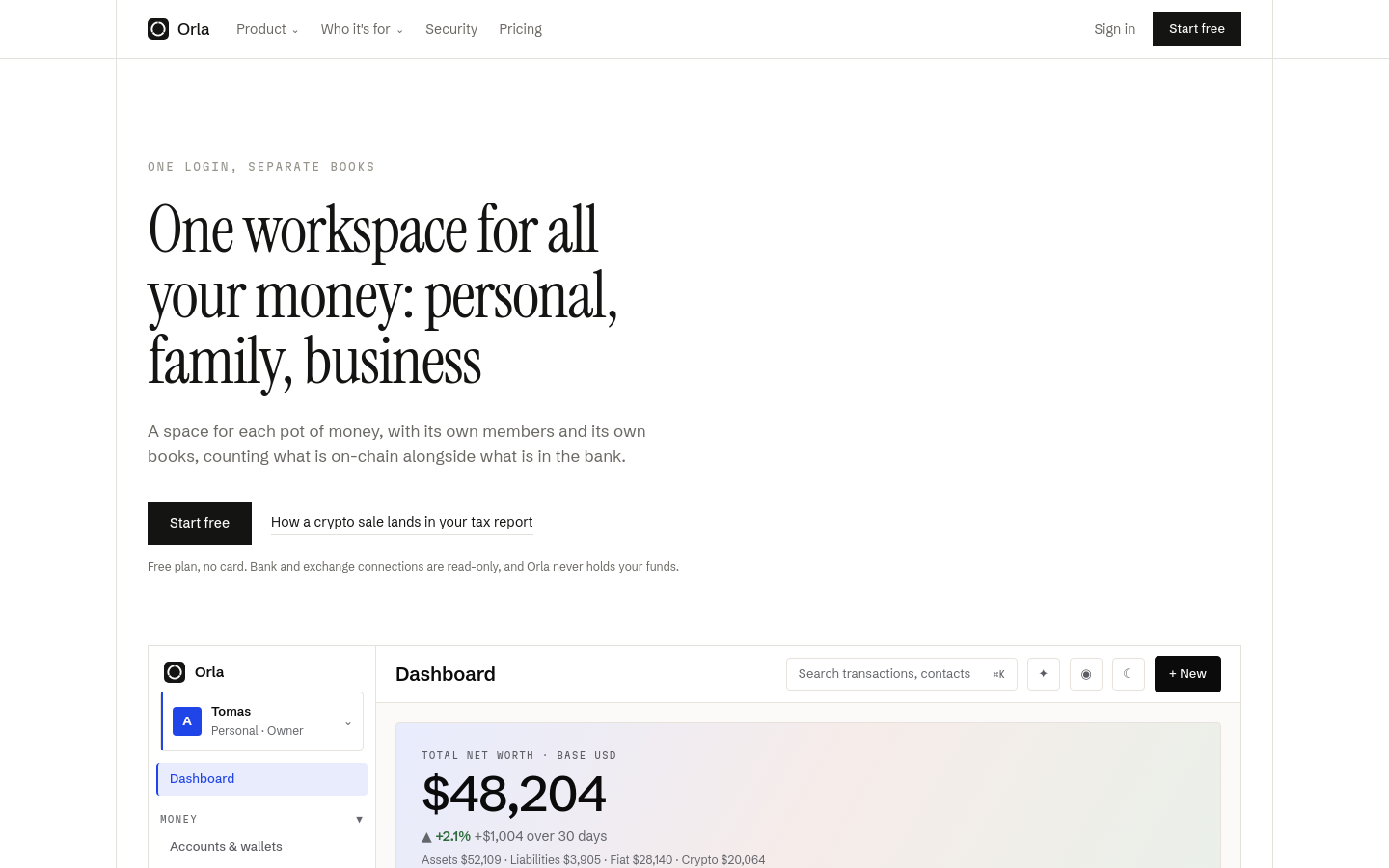 Captured Homepage / Lander