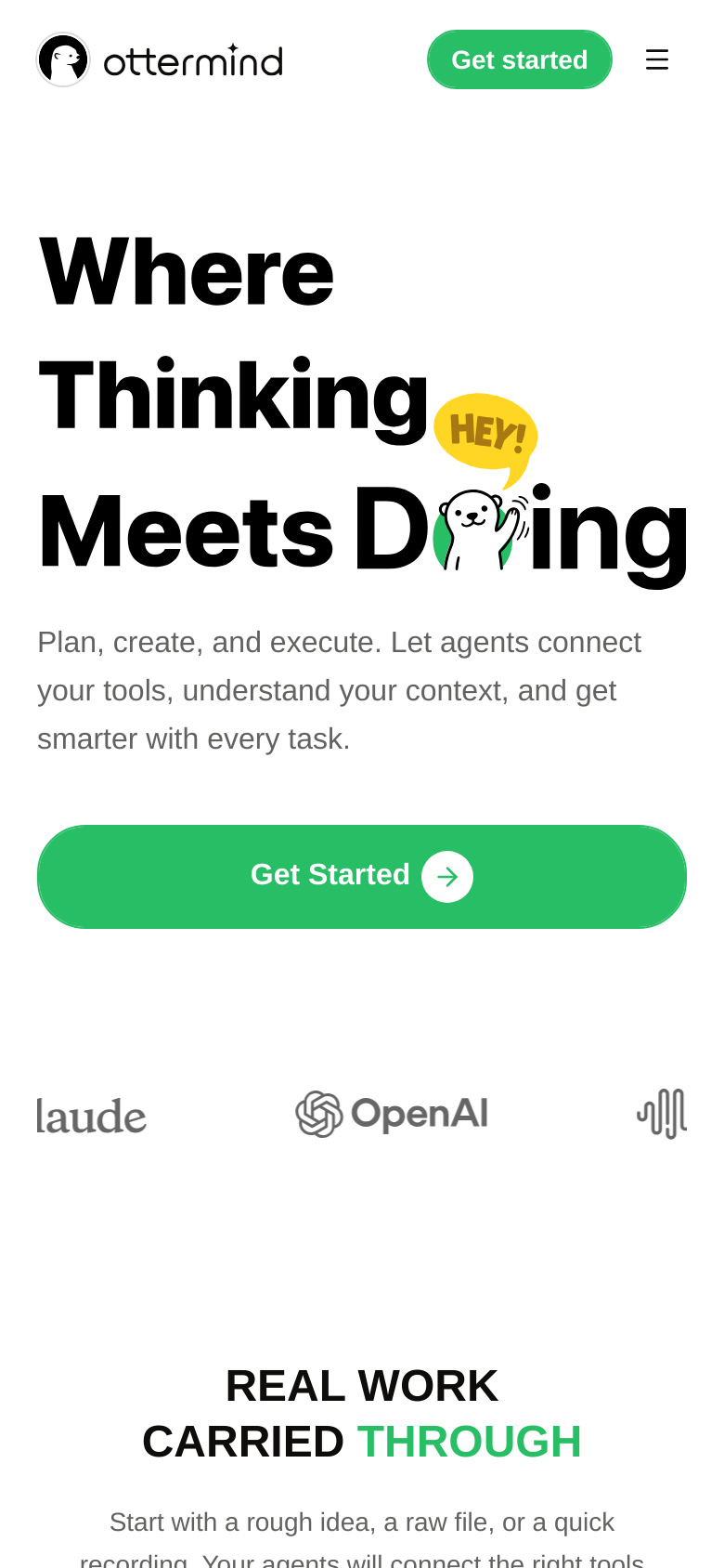 Homepage / Lander