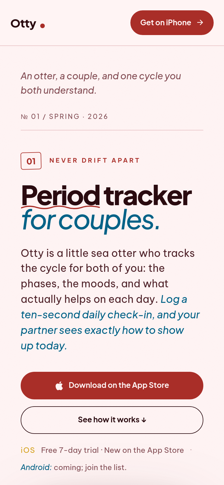 Homepage / Lander