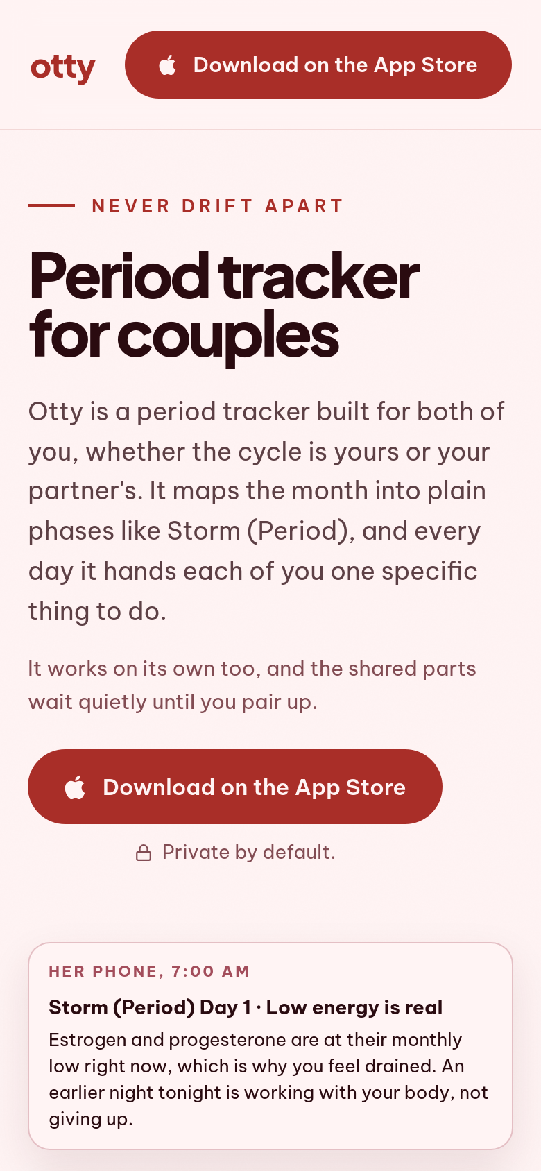 Homepage / Lander