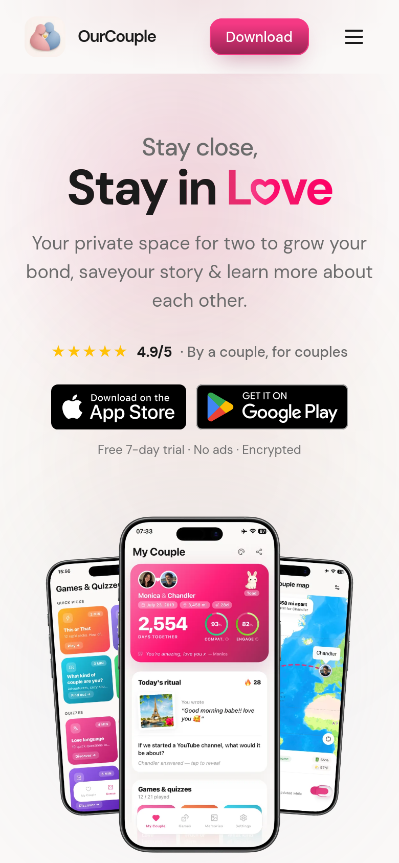 Homepage / Lander