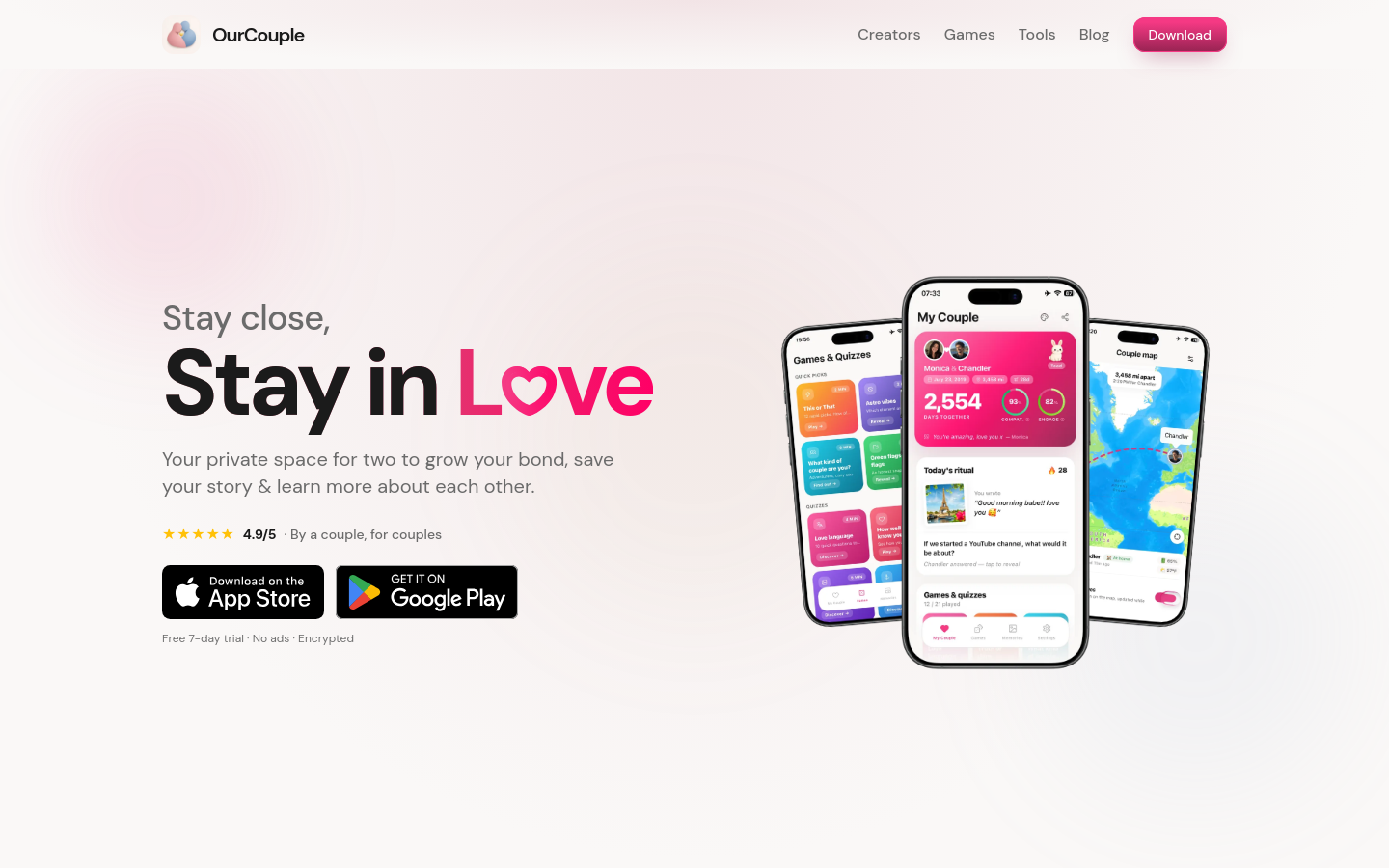 Captured Homepage / Lander