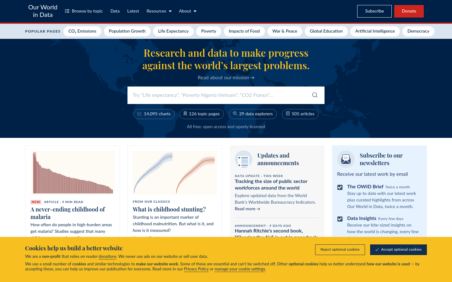 Captured Homepage / Lander