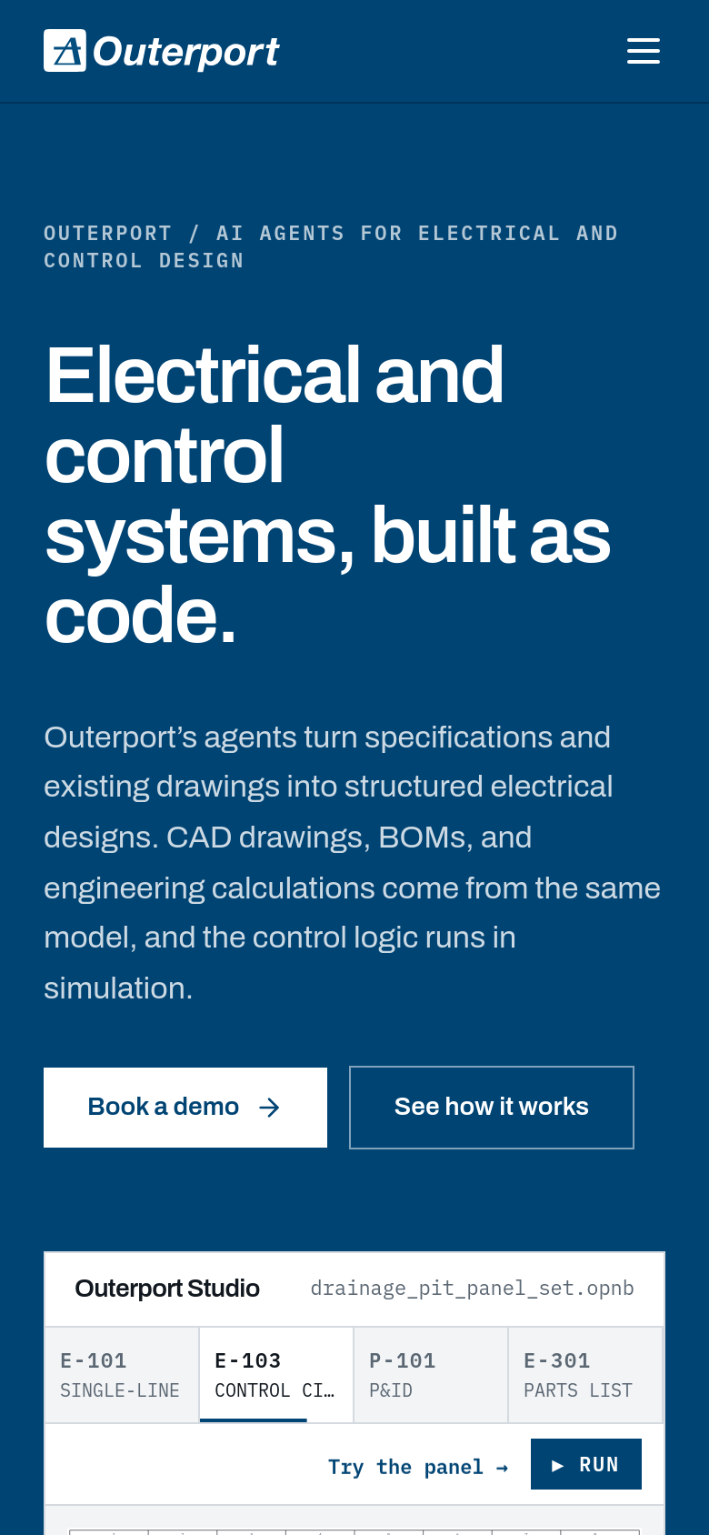 Homepage / Lander