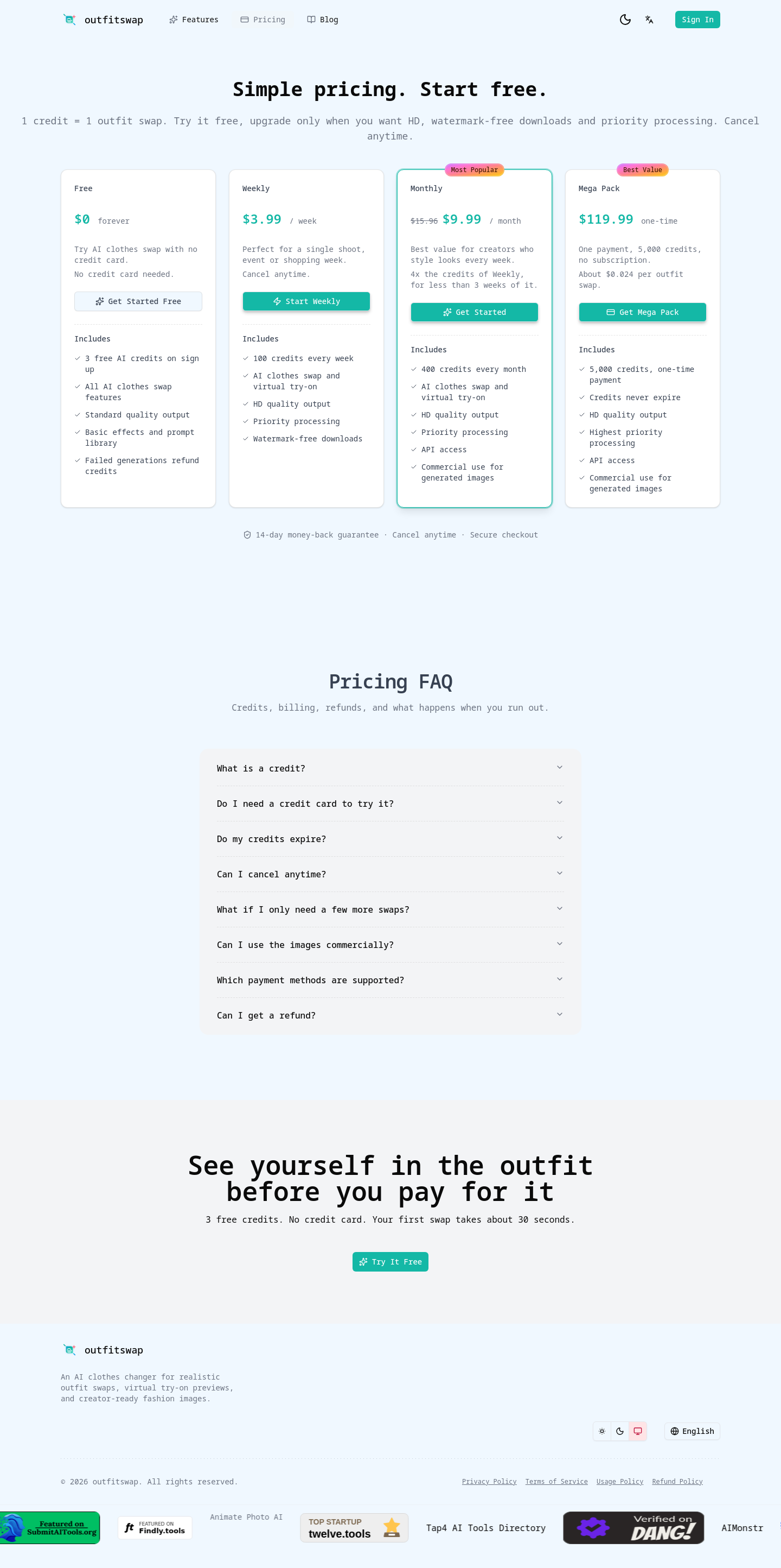 Price anchor element
