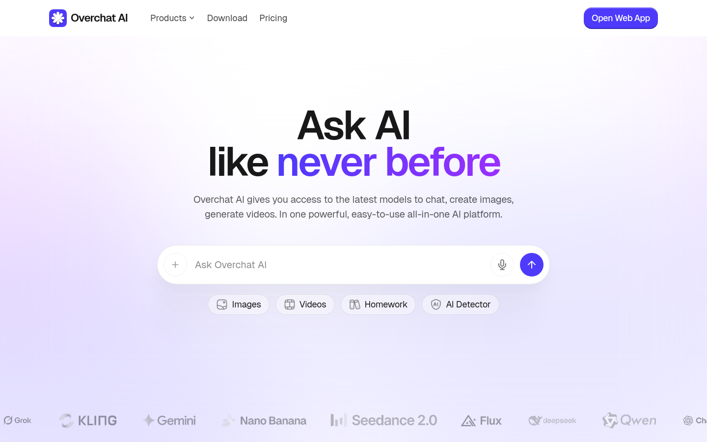 Captured Homepage / Lander