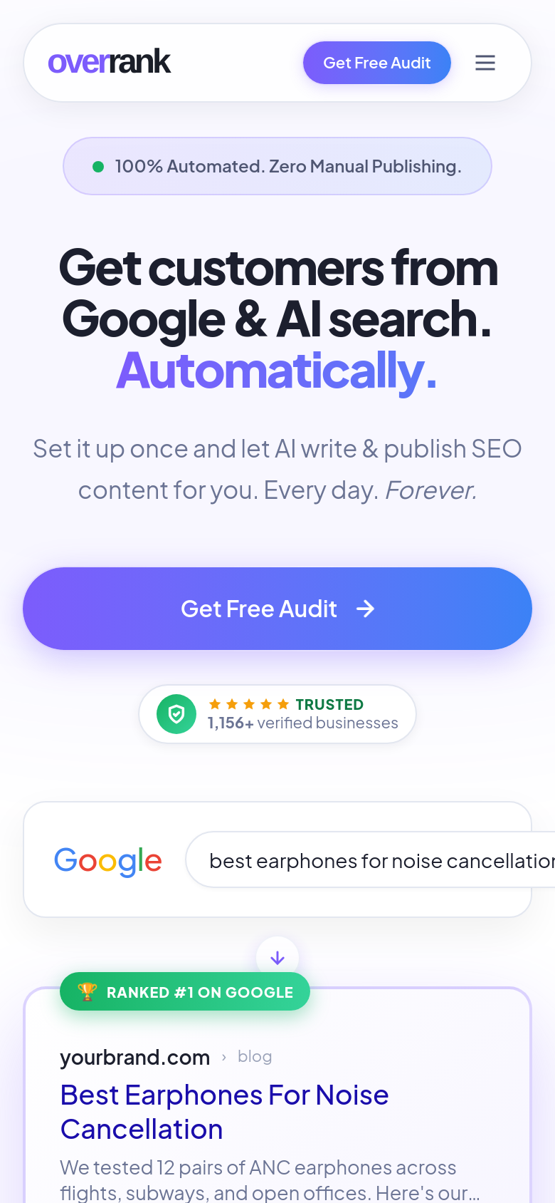 Homepage / Lander