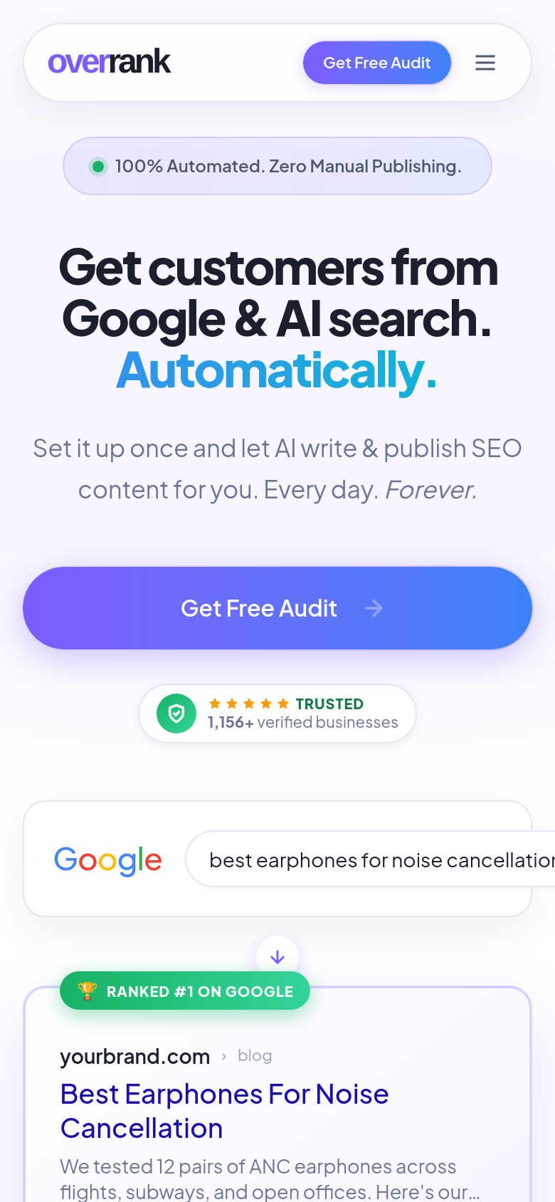 Homepage / Lander
