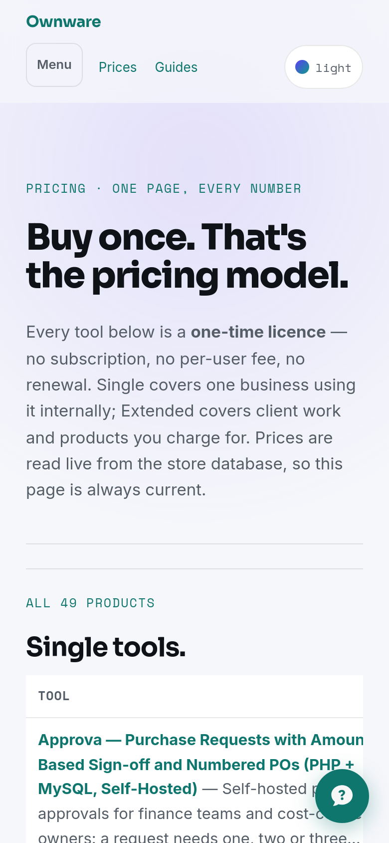 Pricing