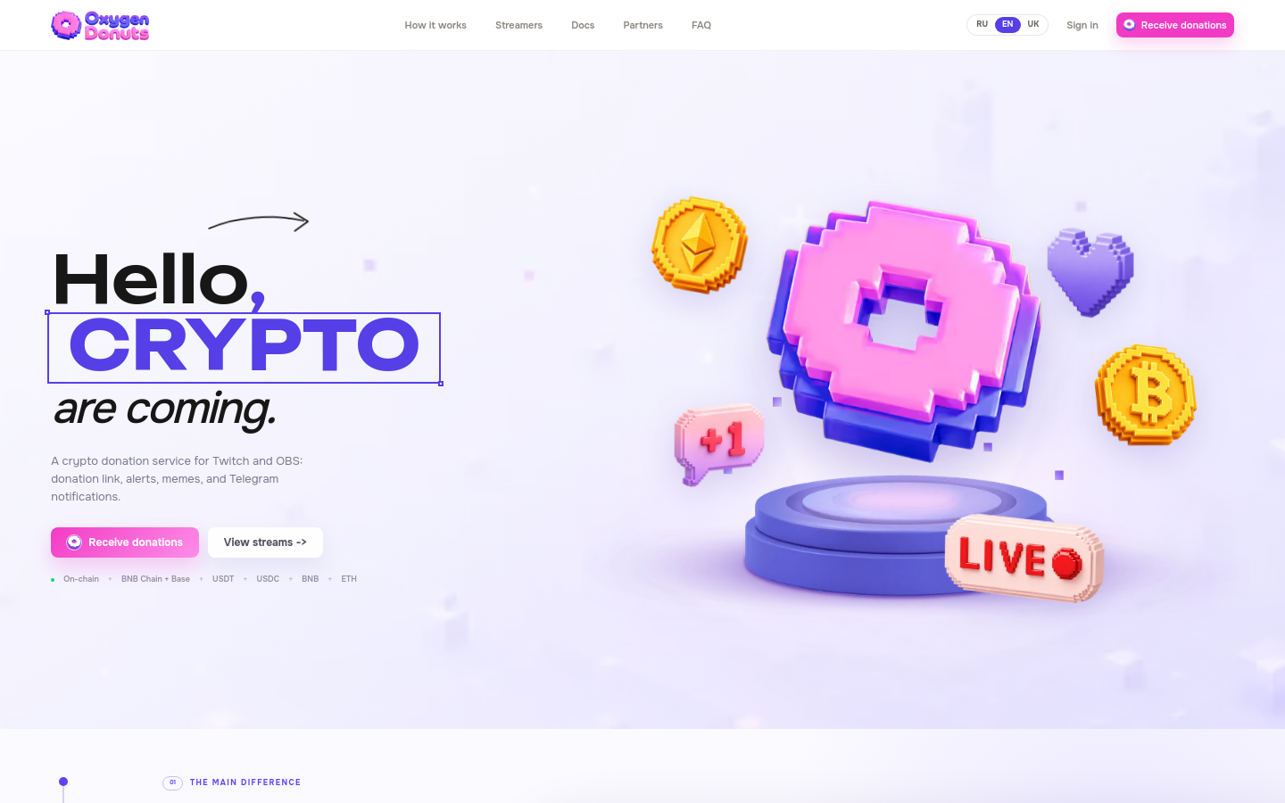 Captured Homepage / Lander