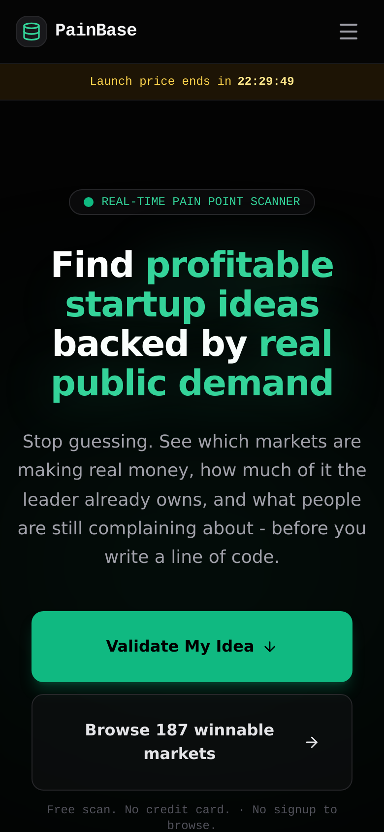 Homepage / Lander