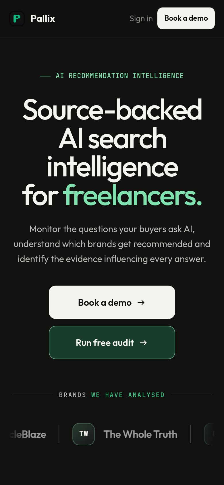 Captured Homepage / Lander
