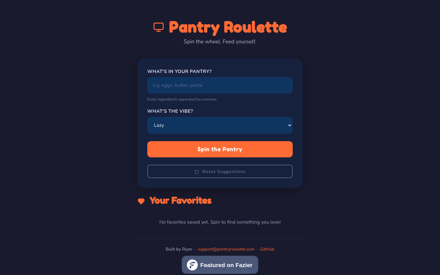 Captured Homepage / Lander