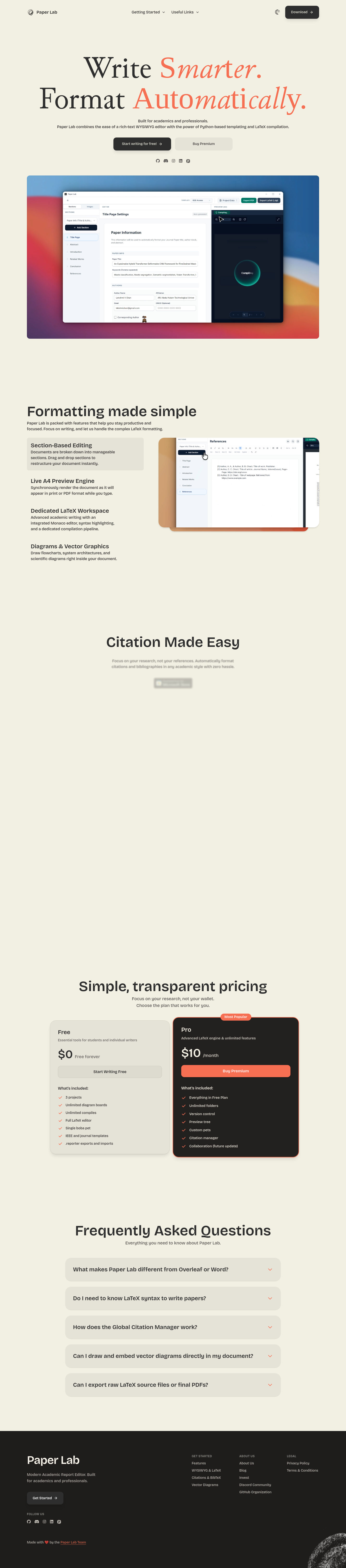 paperlab.r3actr.work — The Pricing Page