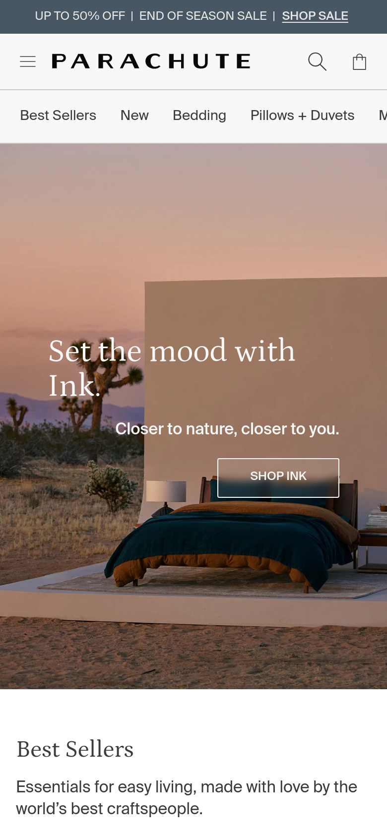 Homepage / Lander