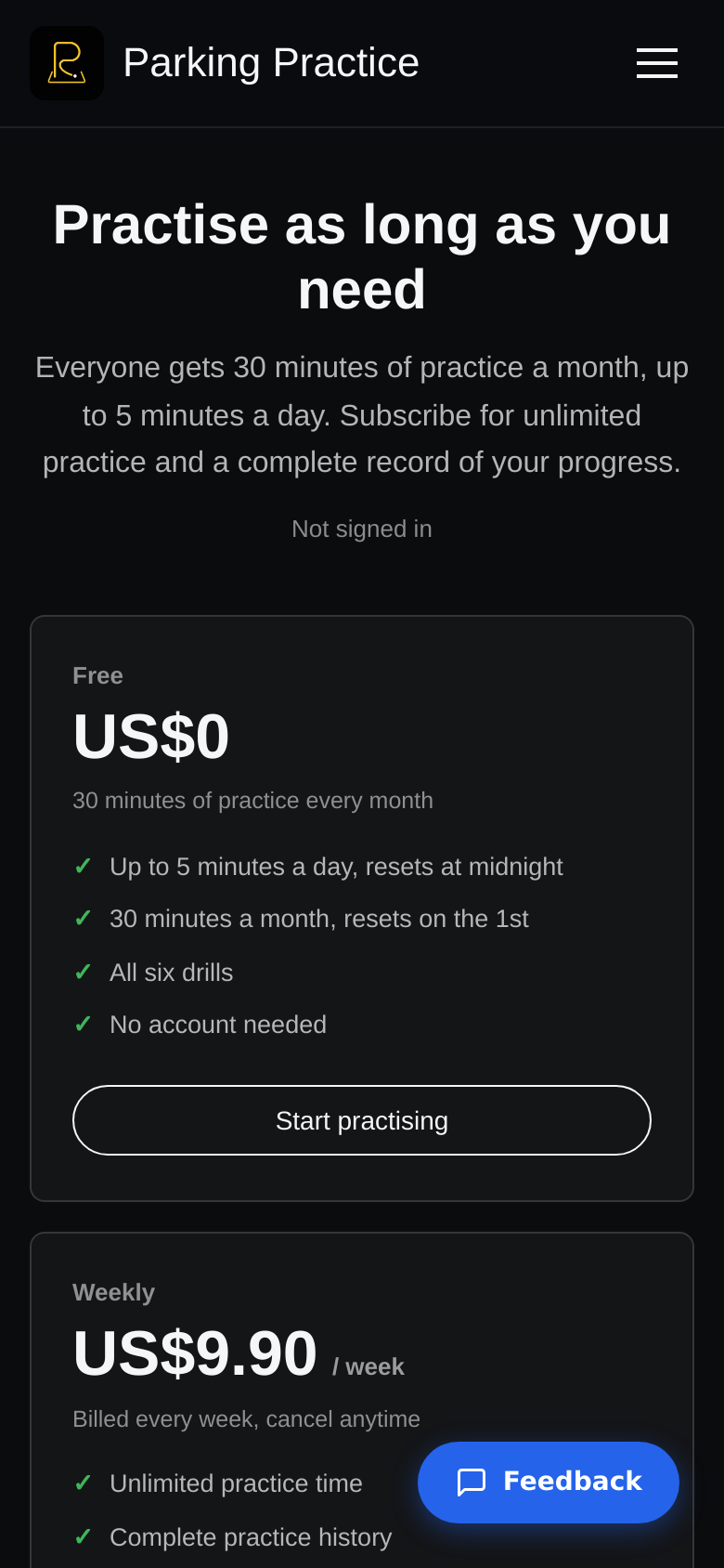 Pricing