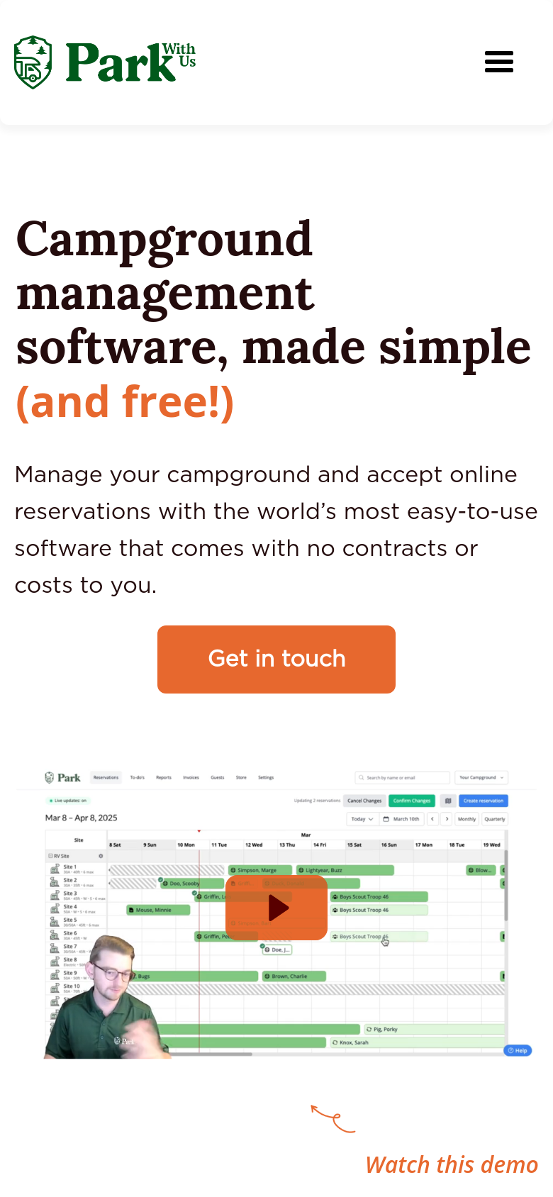 Homepage / Lander