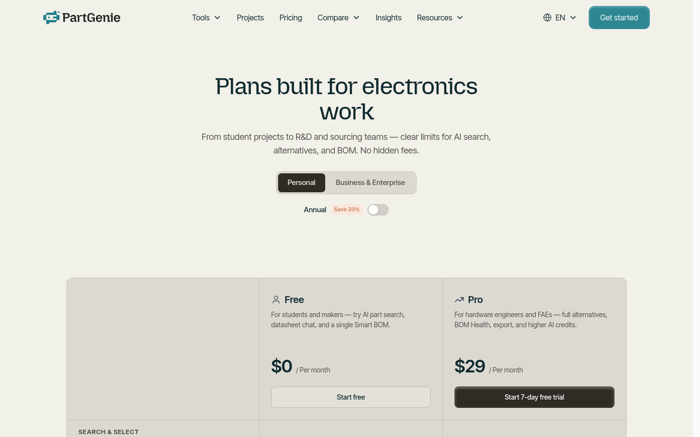 Pricing