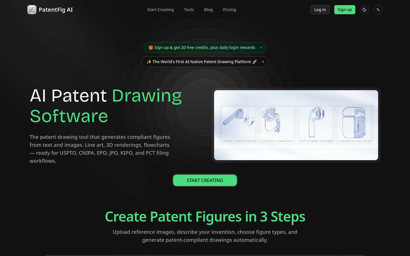 Captured Homepage / Lander