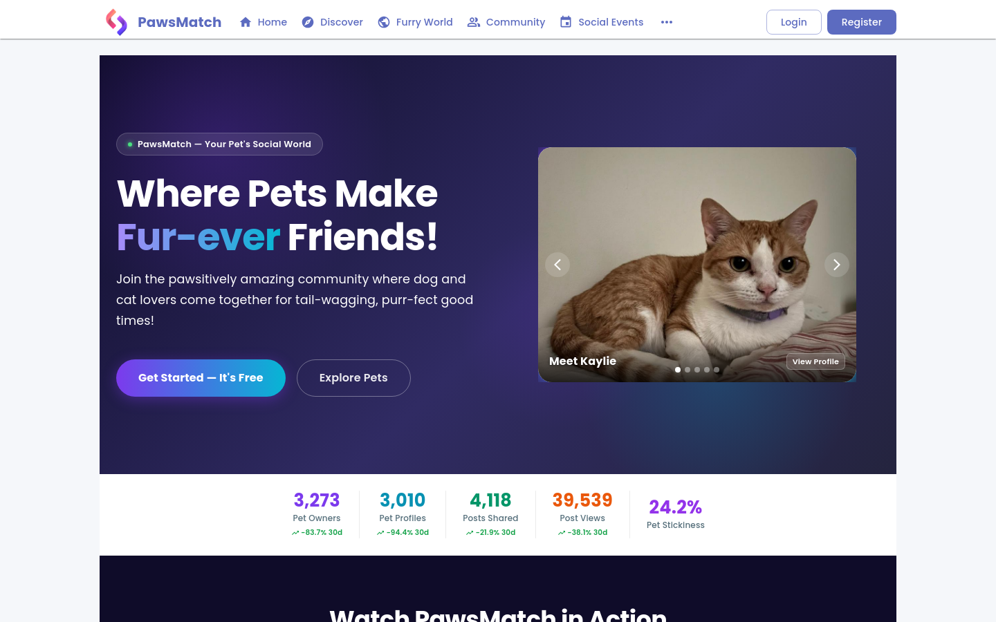 Captured Homepage / Lander