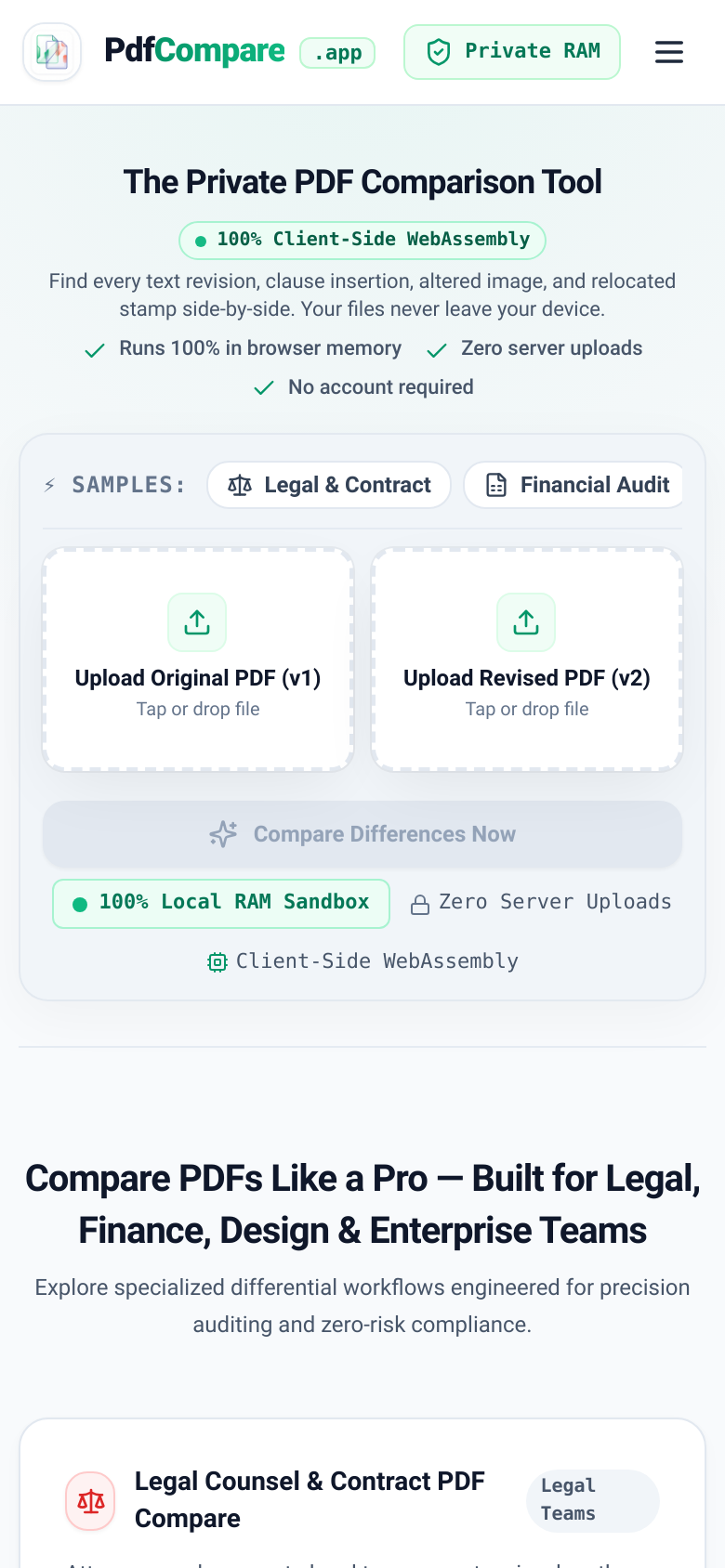 Homepage / Lander